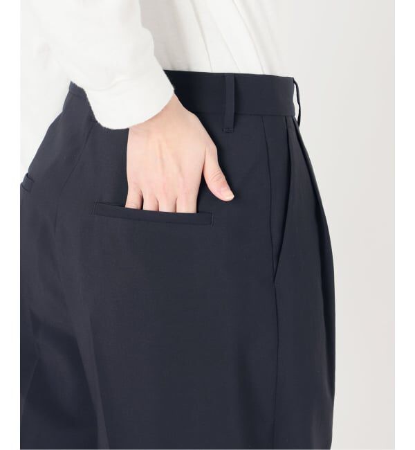 FRAMeWORK「≪追加≫撥水強撚PEバレルパンツ」|スラックス|