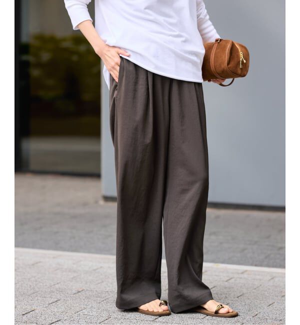 FRAMeWORK「≪追加予約≫ポリエステルツイルリラックスパンツ 2」|その他|