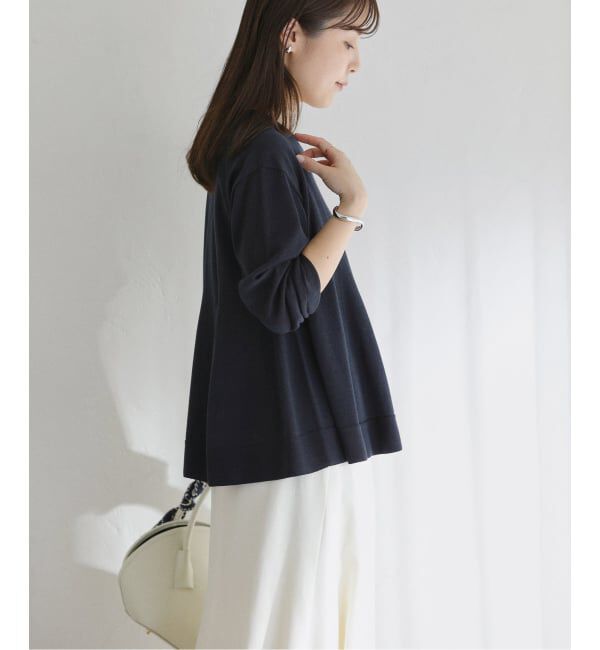  「【洗える】ペプラムニット」|ニット・セーター|