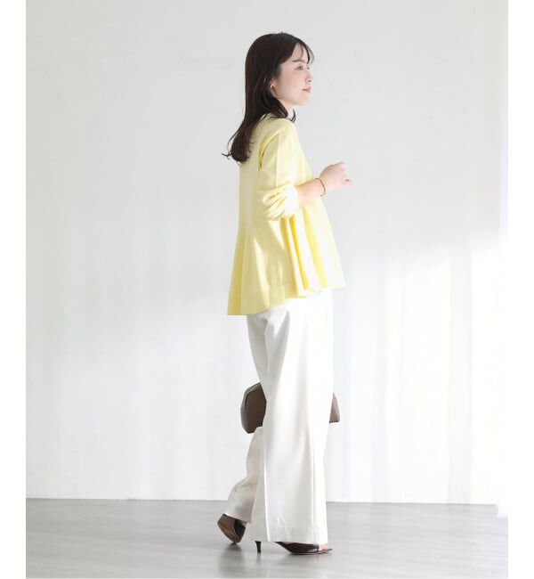  「【洗える】ペプラムニット」|ニット・セーター|