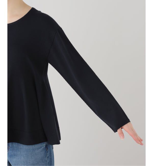  「【洗える】ペプラムニット」|ニット・セーター|