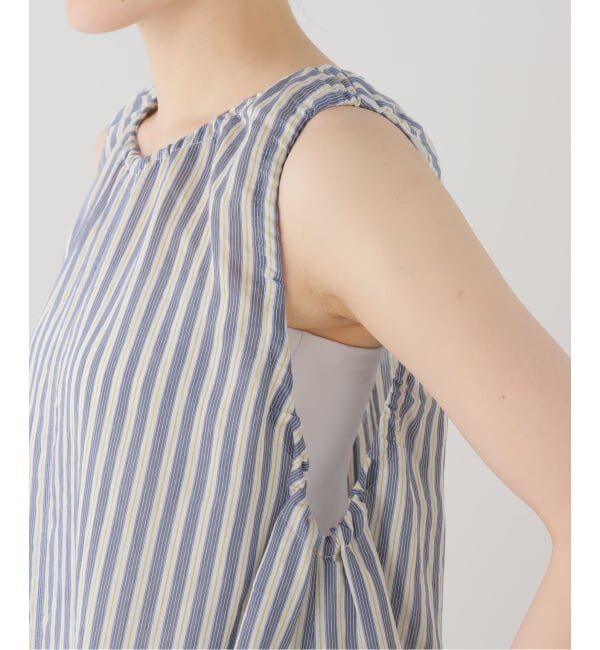  「【洗える】Munich/ミューニック　ストライプノースリワンピース」|ワンピース|