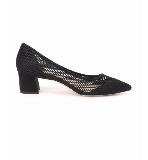  「《追加》4.5cmポインテッドネットパンプス」|パンプス|