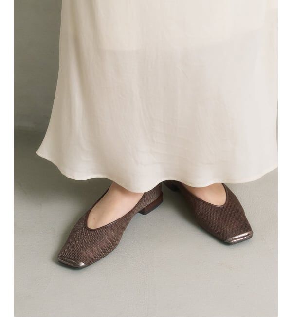  「《追加予約2》スクエアトゥキャップセミシアーフラット」|その他|