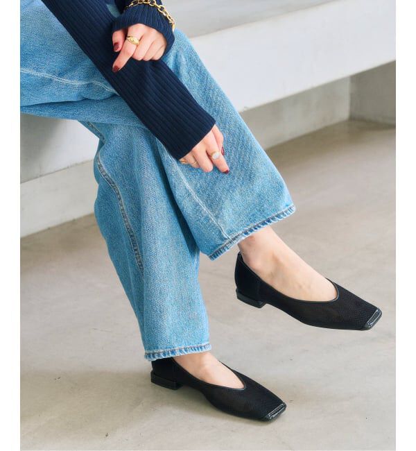  「《追加予約2》スクエアトゥキャップセミシアーフラット」|その他|