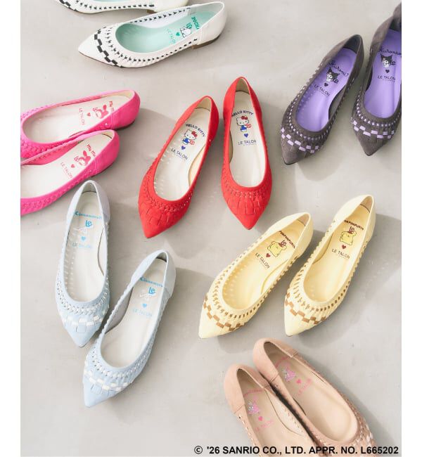  「Sanrio characters&times;LE TALON ポインテッドサシメッシュフラット」|その他|