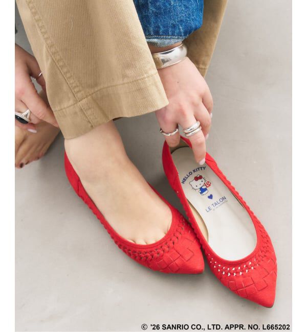  「Sanrio characters&times;LE TALON ポインテッドサシメッシュフラット」|その他|