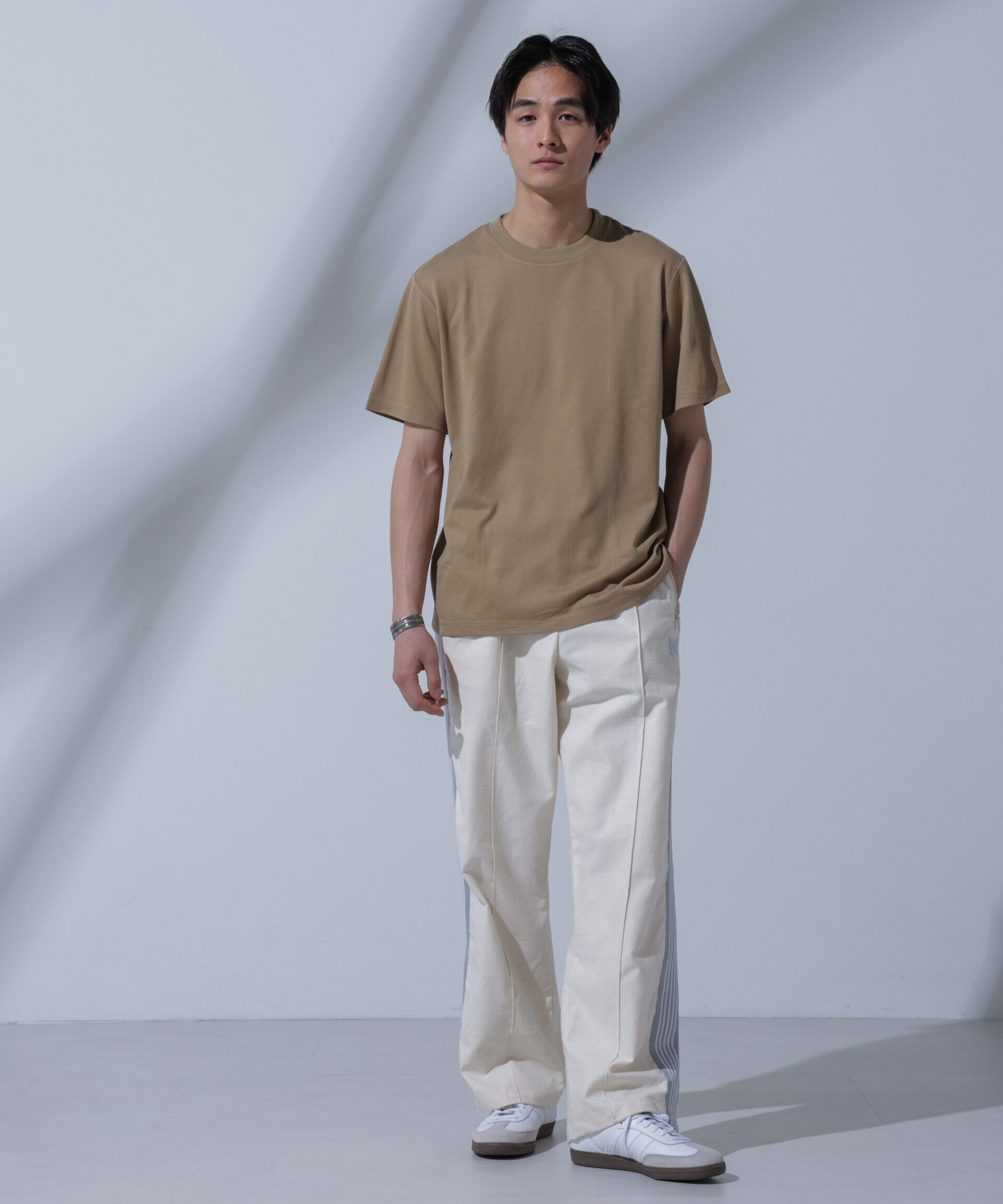 nano･universe「Anti Soaked(R)汗染み防止 クルーネックTシャツ」|Tシャツ・カットソー|