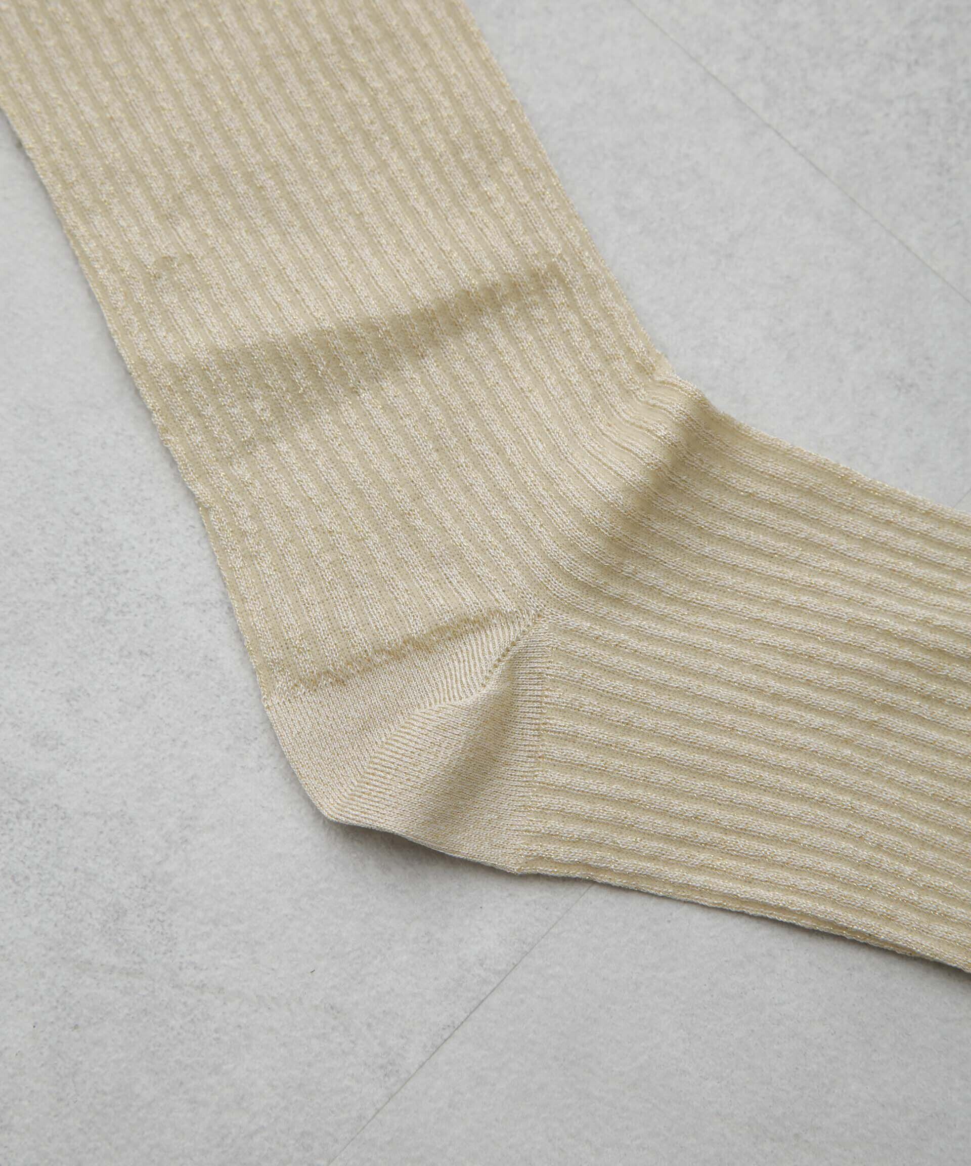 nano･universe「ラメリブソックス」|ソックス|