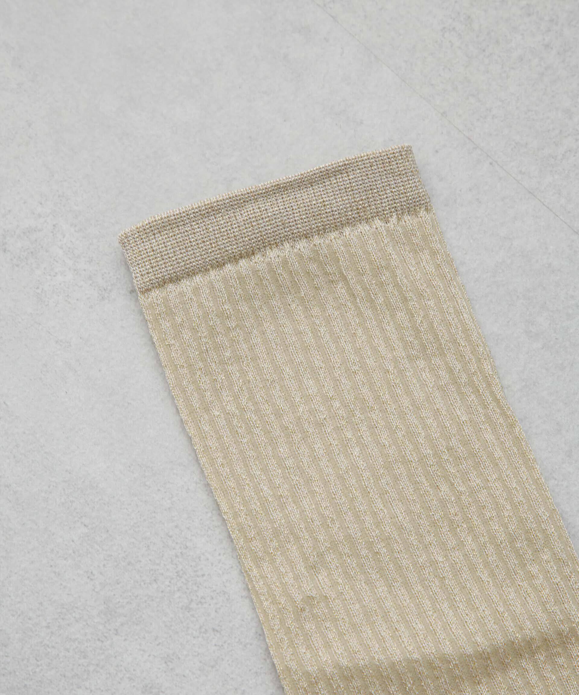 nano･universe「ラメリブソックス」|ソックス|