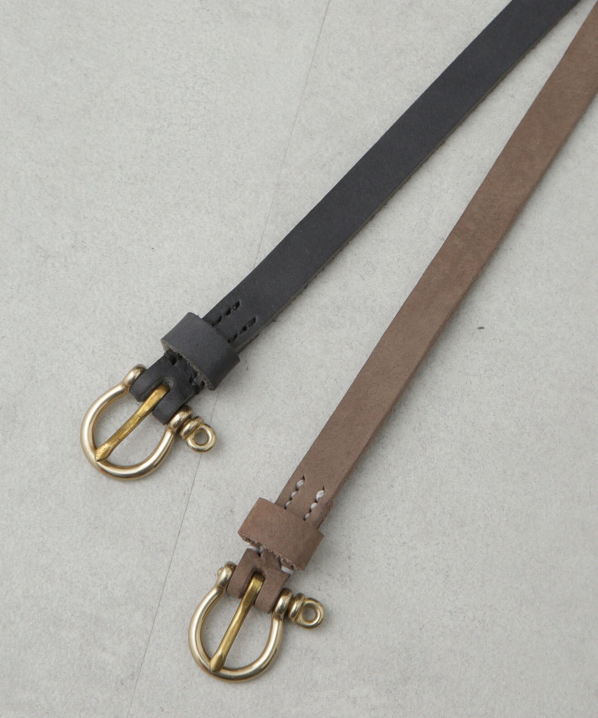 nano･universe「Martin Faizey/0.5 inch Shackle Belt_Nubuck」|ベルト|
