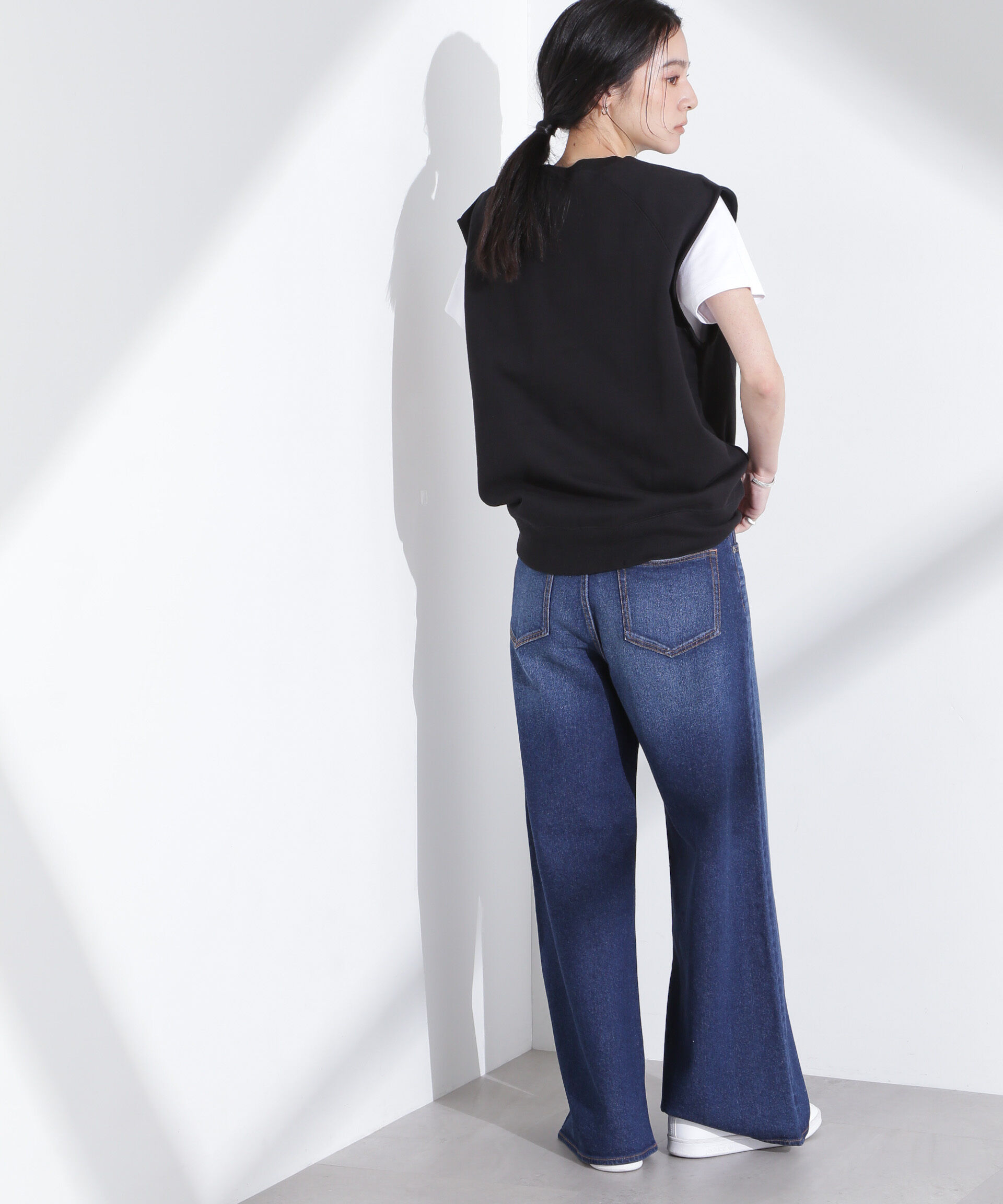 nano･universe「「MC」&rdquo;TIMELESS　WARDROBE&rdquo;ワイドフィットデニム」|チノ|