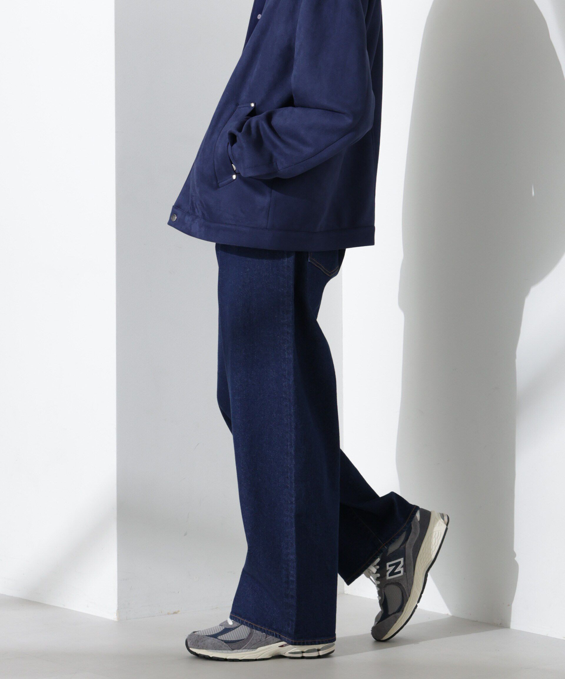  「「MC」TIMELESS WARDROBE リラックスフィットデニム 252」|デニム|D.ネイビー1