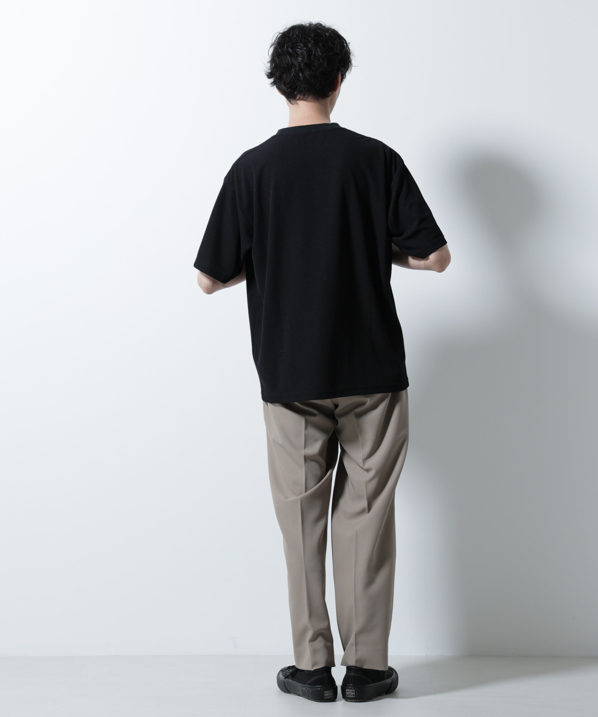 nano･universe「メランジサーフニットＴシャツ半袖」|ニット・セーター|