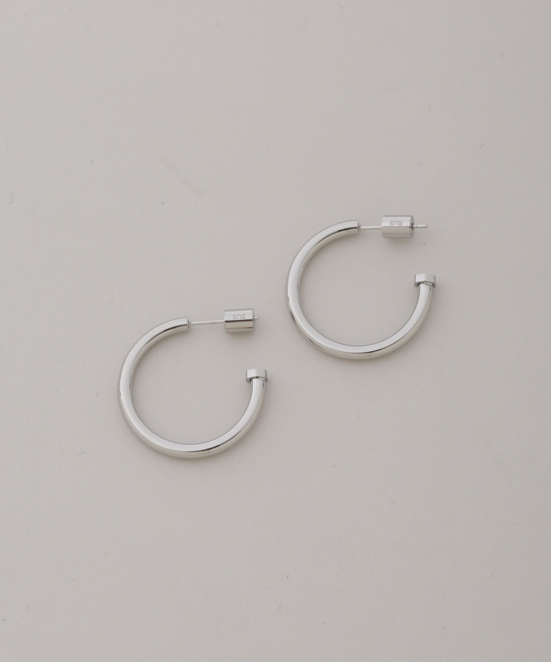 nano･universe「SOAC/Hoop Pierce S」|ピアス|シルバー