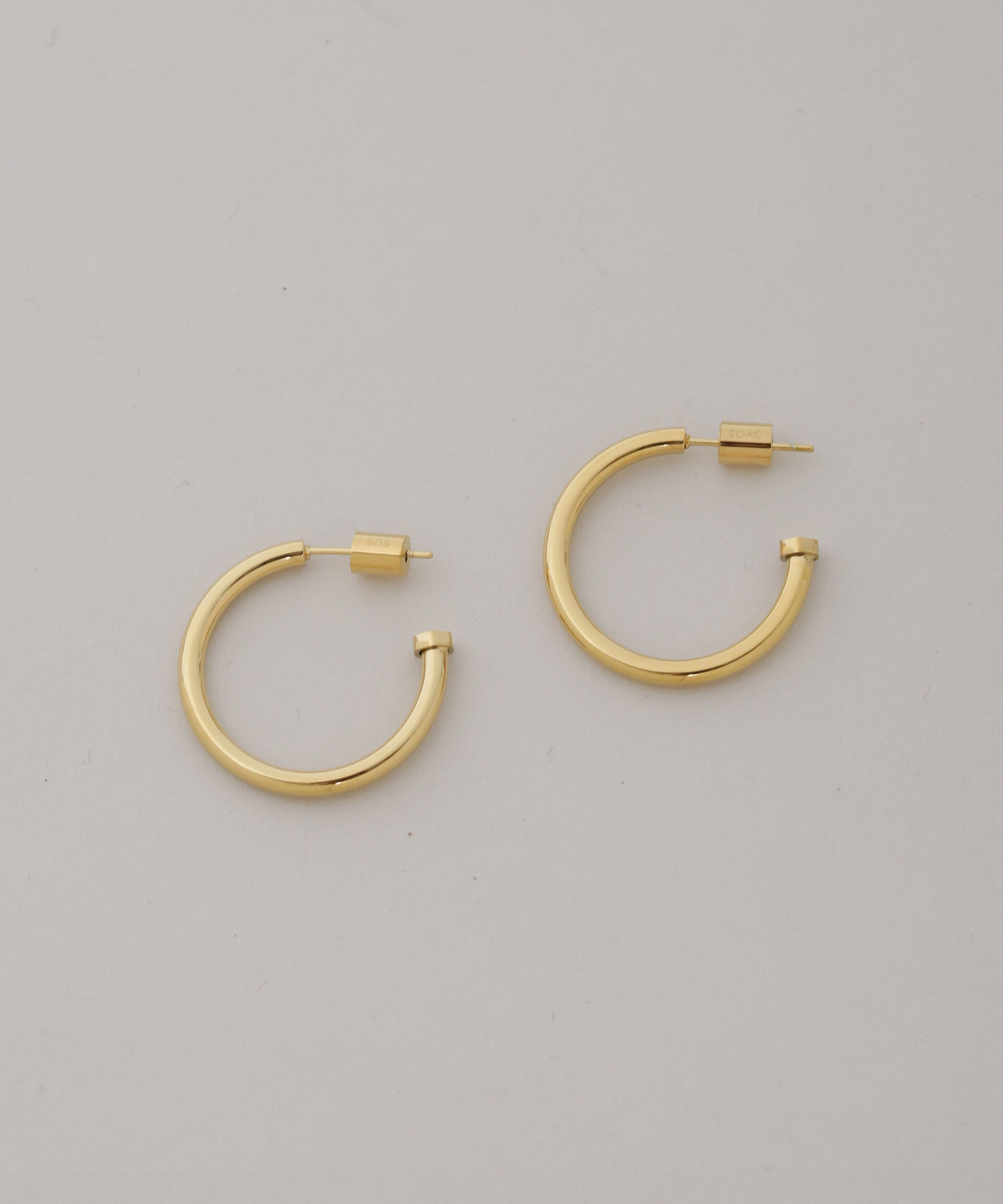 nano･universe「SOAC/Hoop Pierce S」|ピアス|ゴールド