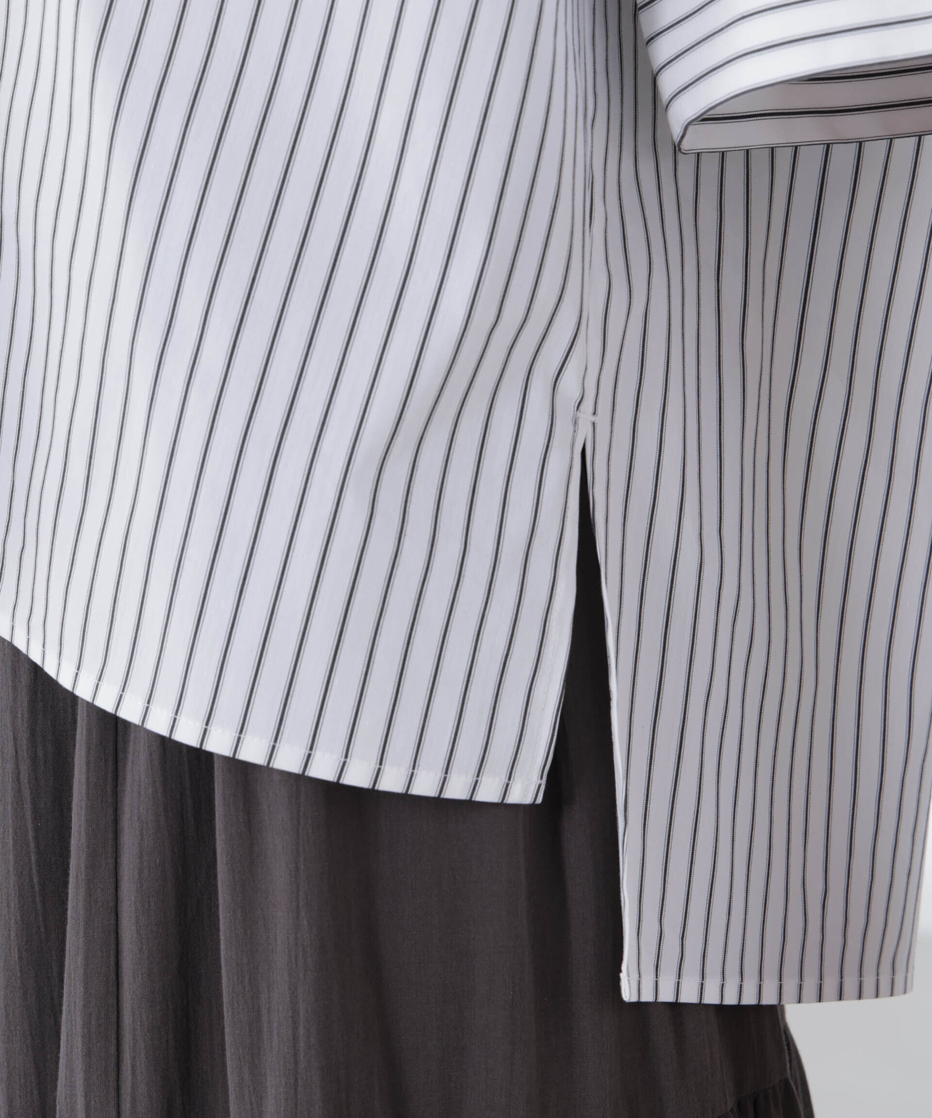 nano･universe「ワイドスリーブスキッパーシャツ」|シャツ・ブラウス|