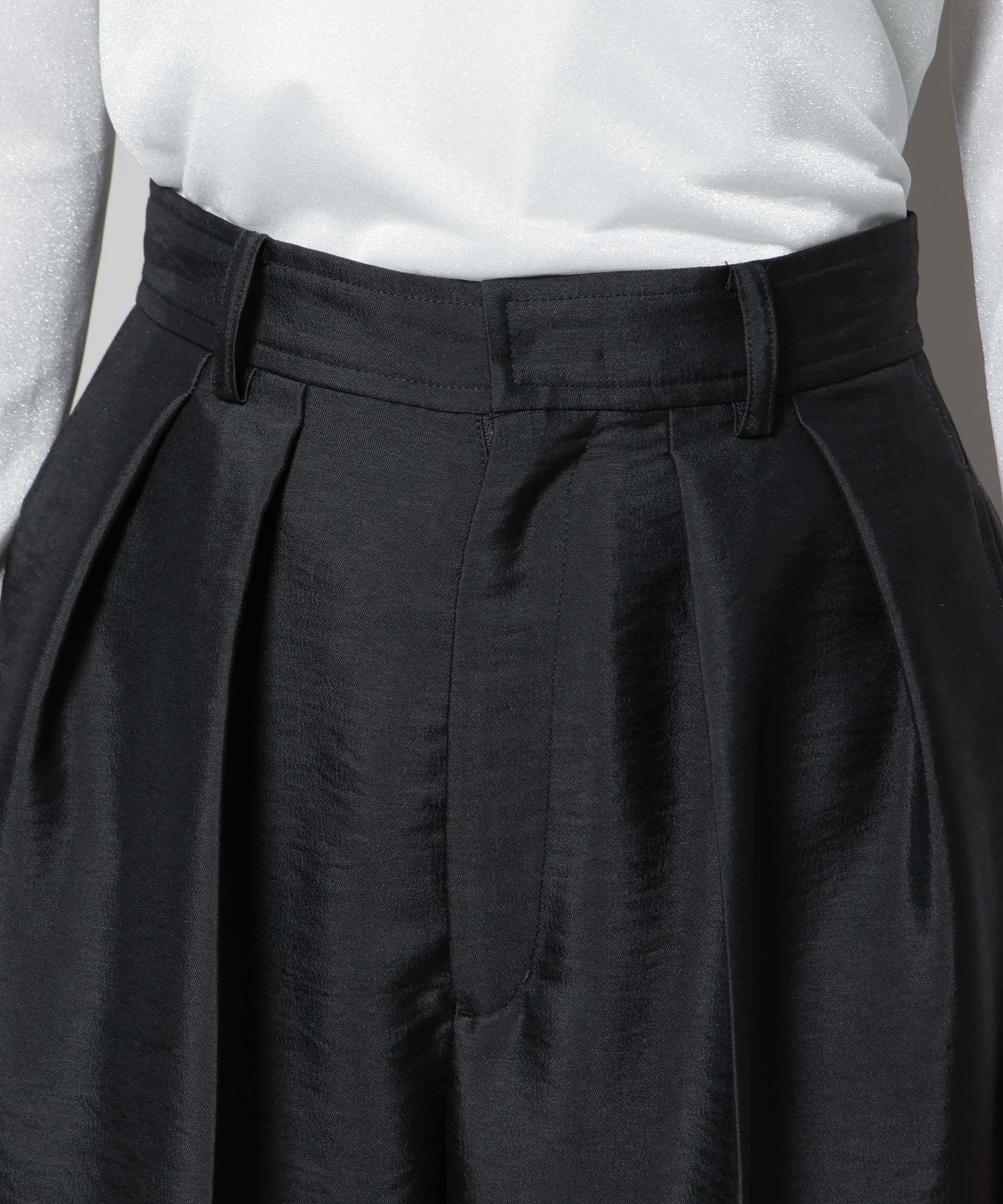 nano･universe「ツイルウェーブタックバレルパンツ」|チノ|