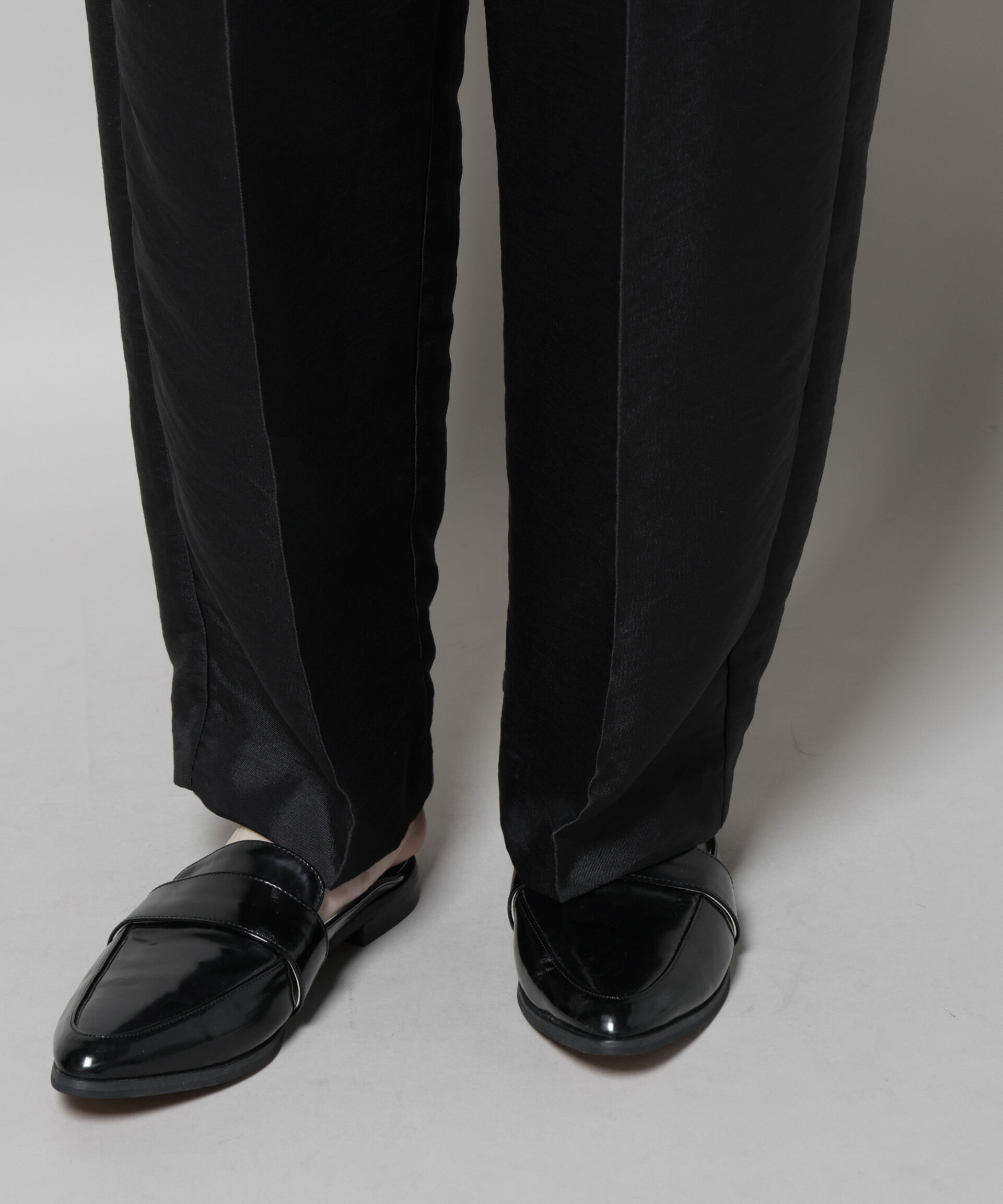 nano･universe「ツイルウェーブタックバレルパンツ」|チノ|