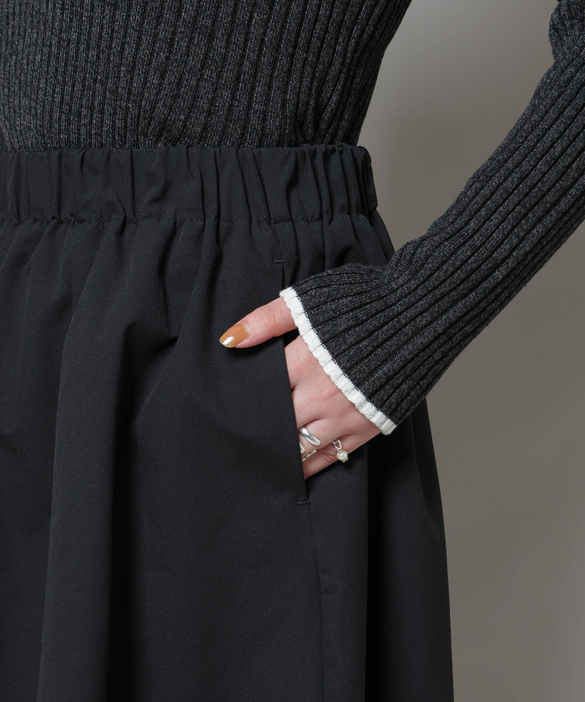 nano･universe「ギャザーボリュームスカート」|スカート|