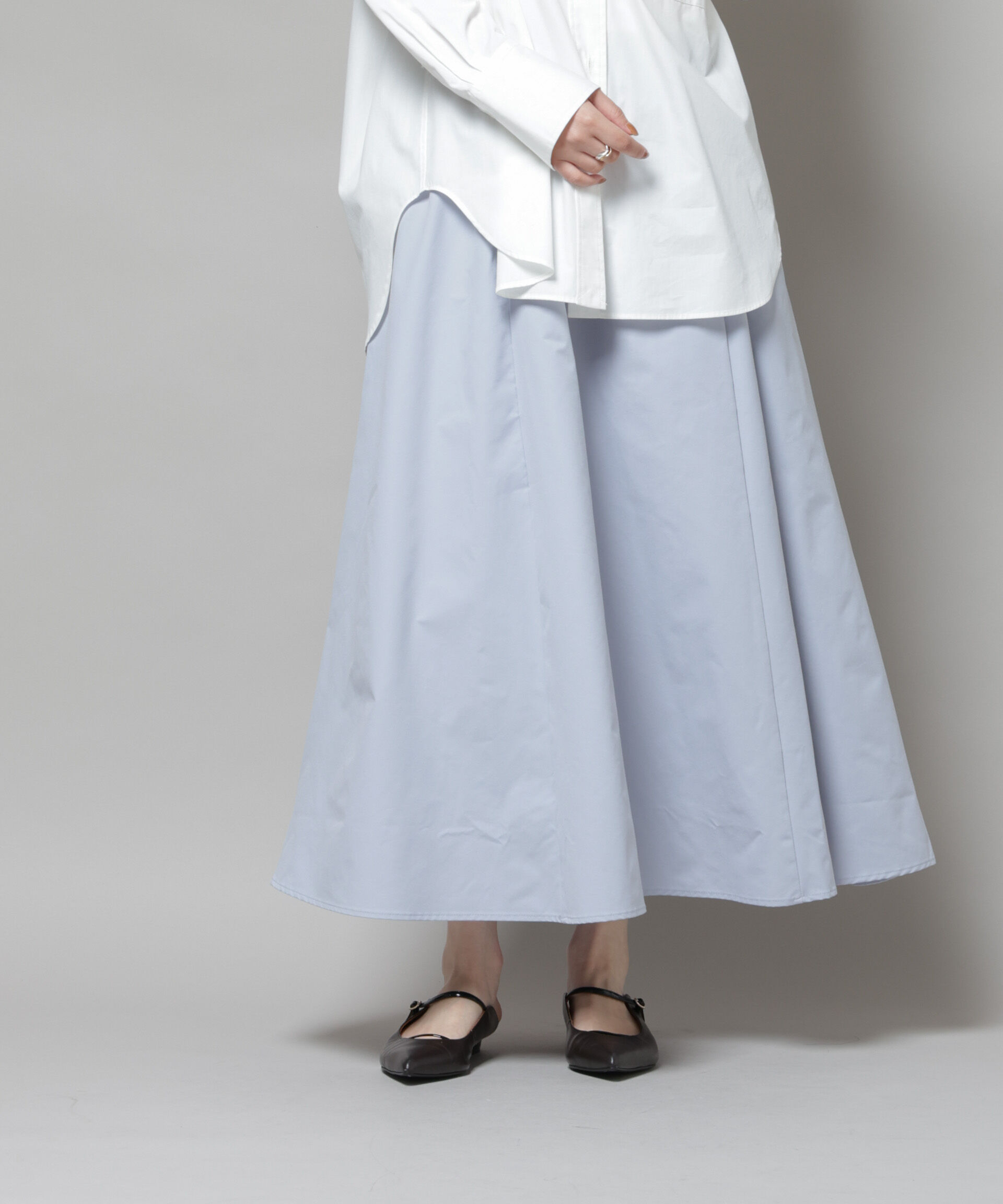 nano･universe「ギャザーボリュームスカート」|スカート|