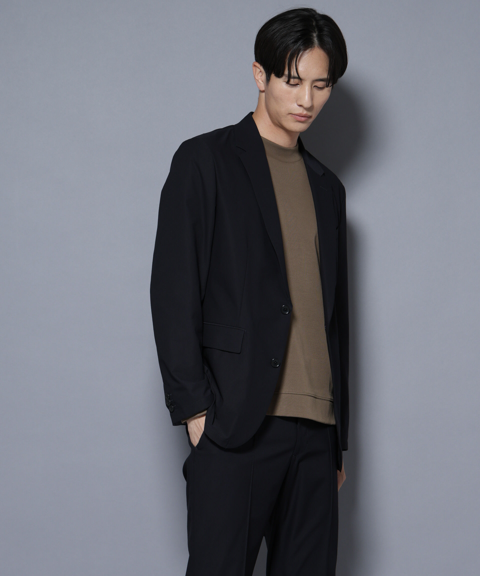 nano･universe「「N JACKET BASIC」SizeMoreTEXBRID(R)ストレッチジャケット(セットアップ可）」|スーツ|