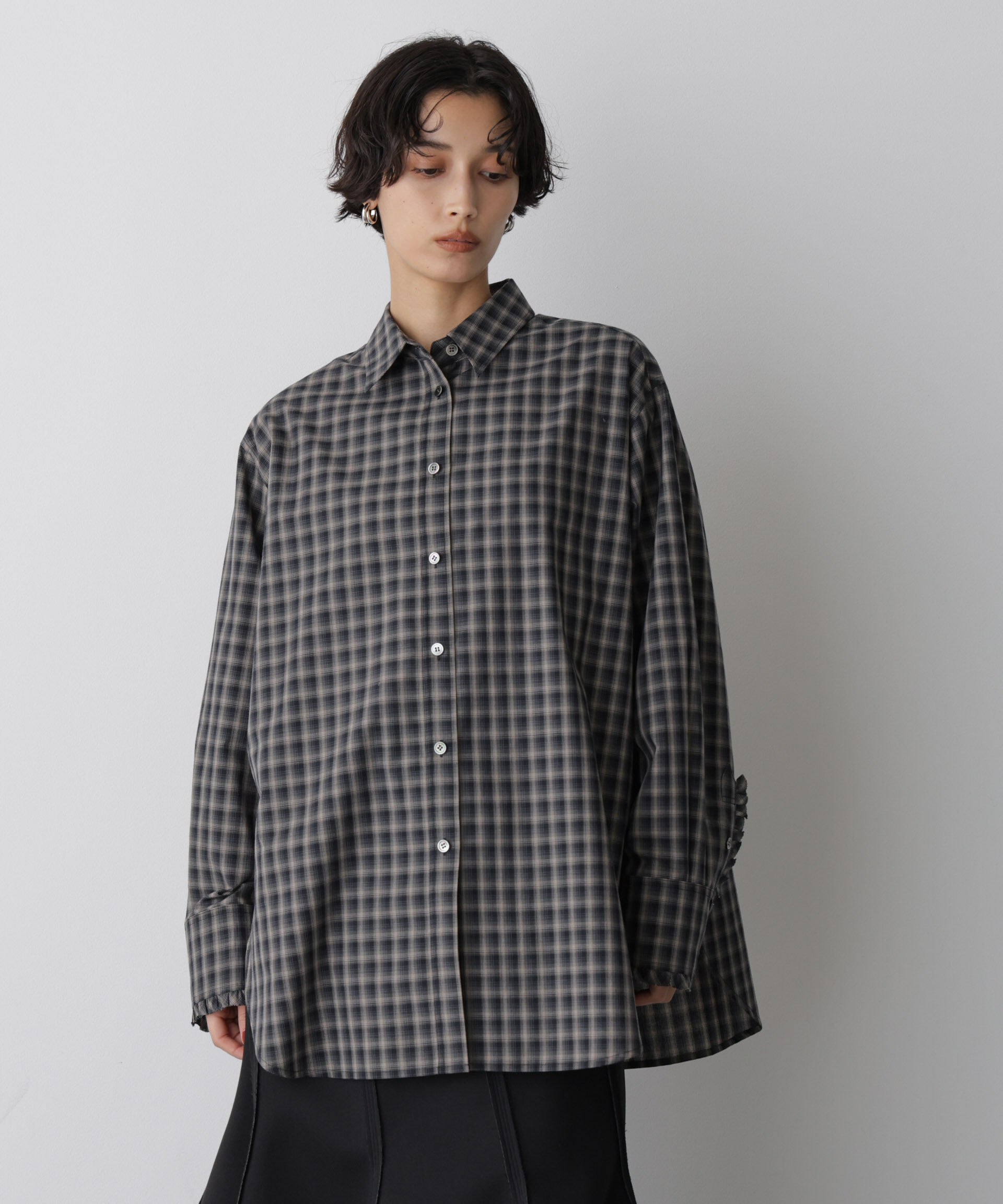  「「STEVELOUR」モダンプレッピーシャツ」|シャツ・ブラウス|