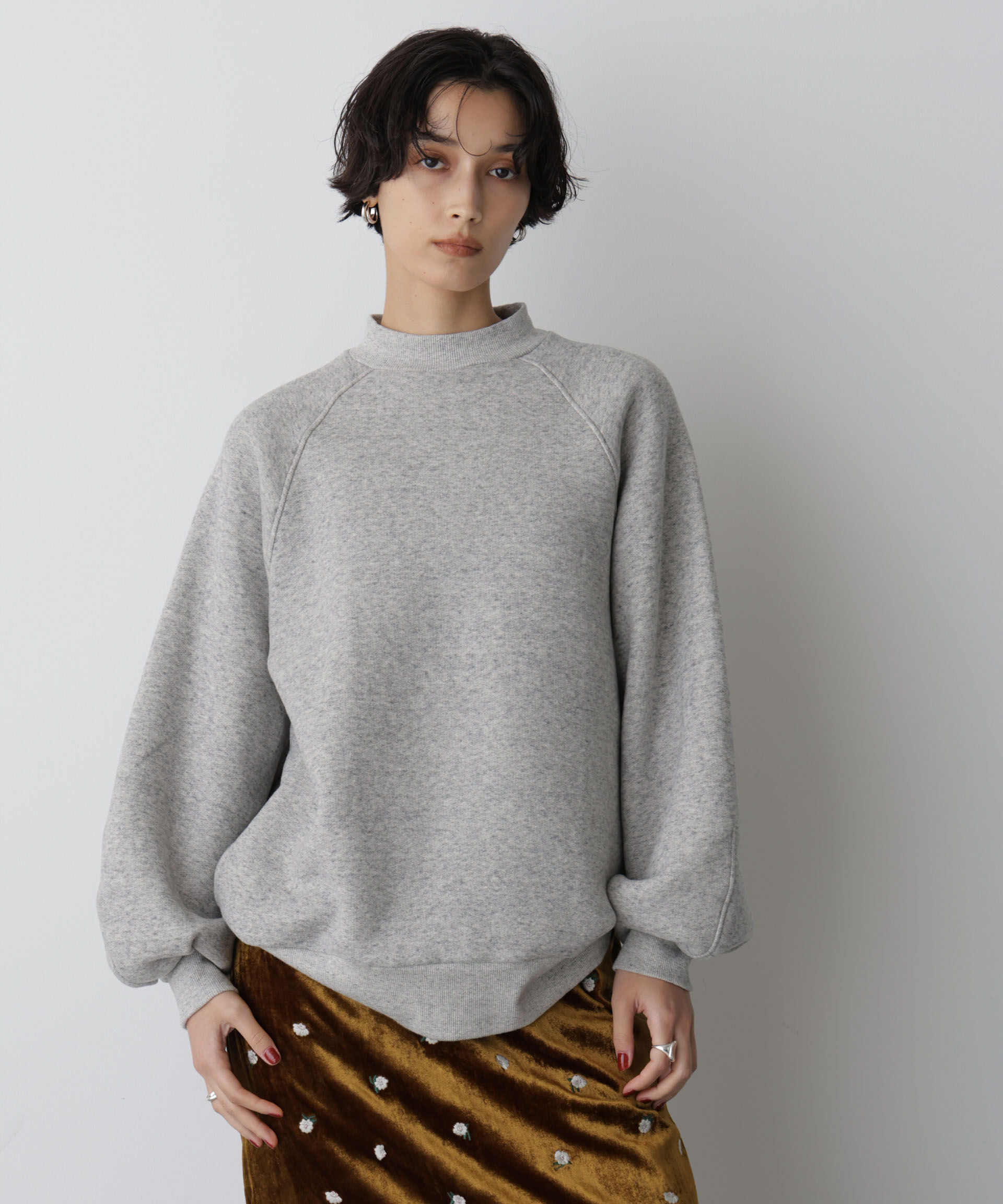  「「STEVELOUR」フラッフィースタンドプルオーバー」|スウェット・ジャージ|