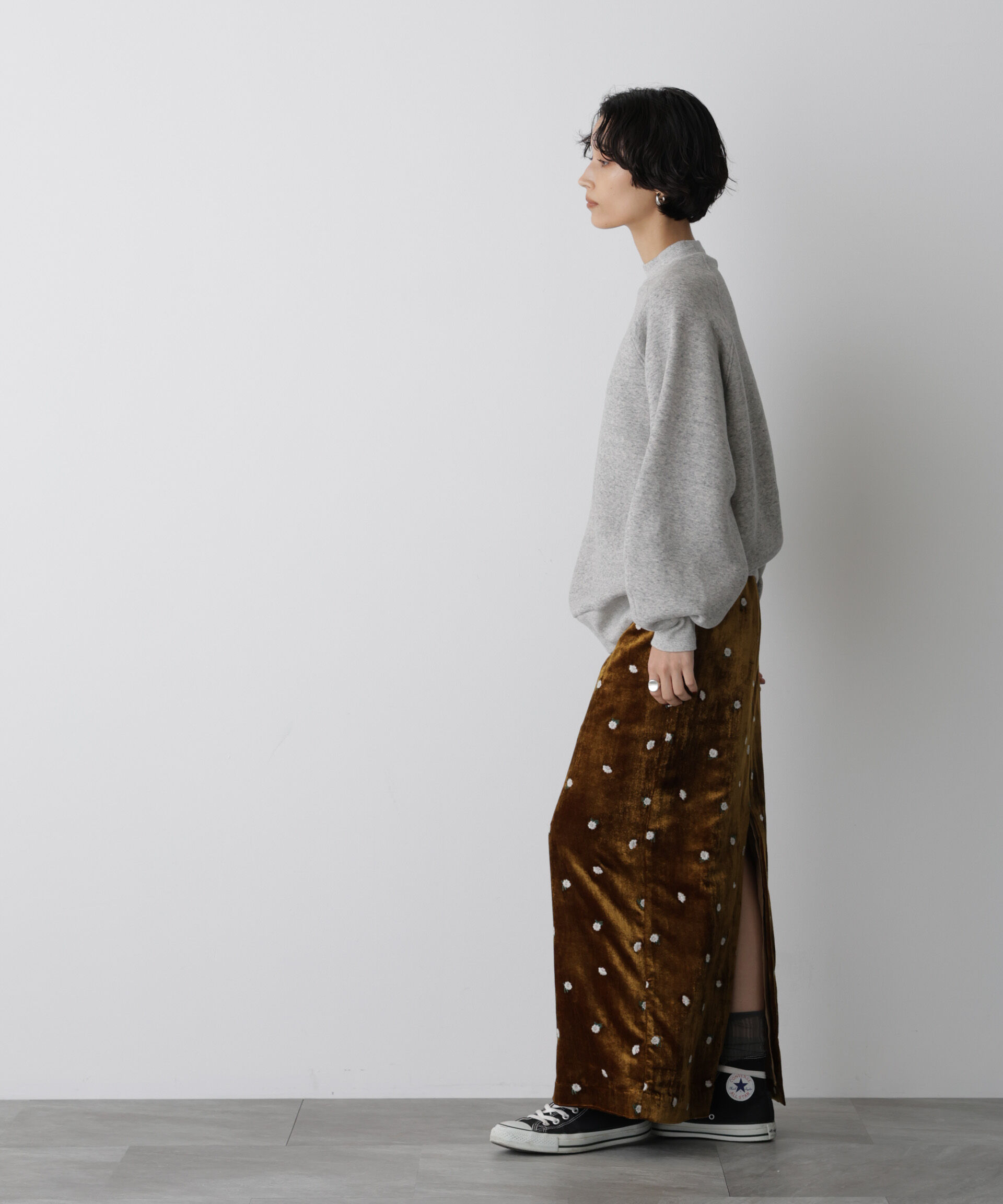  「「STEVELOUR」フラッフィースタンドプルオーバー」|スウェット・ジャージ|