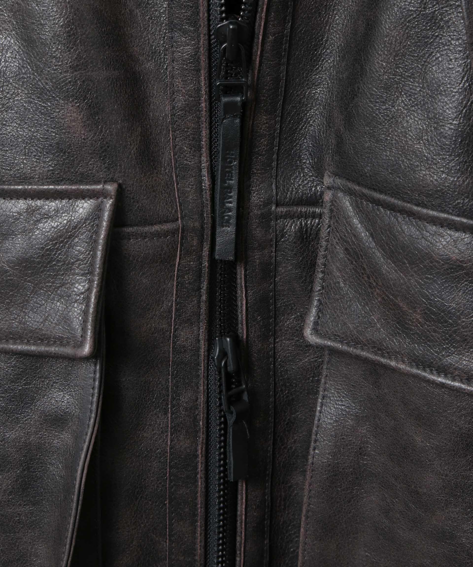 nano･universe「｢HOTEL PALACE｣ シングルライダース レザーJKT」|ライダースジャケット|