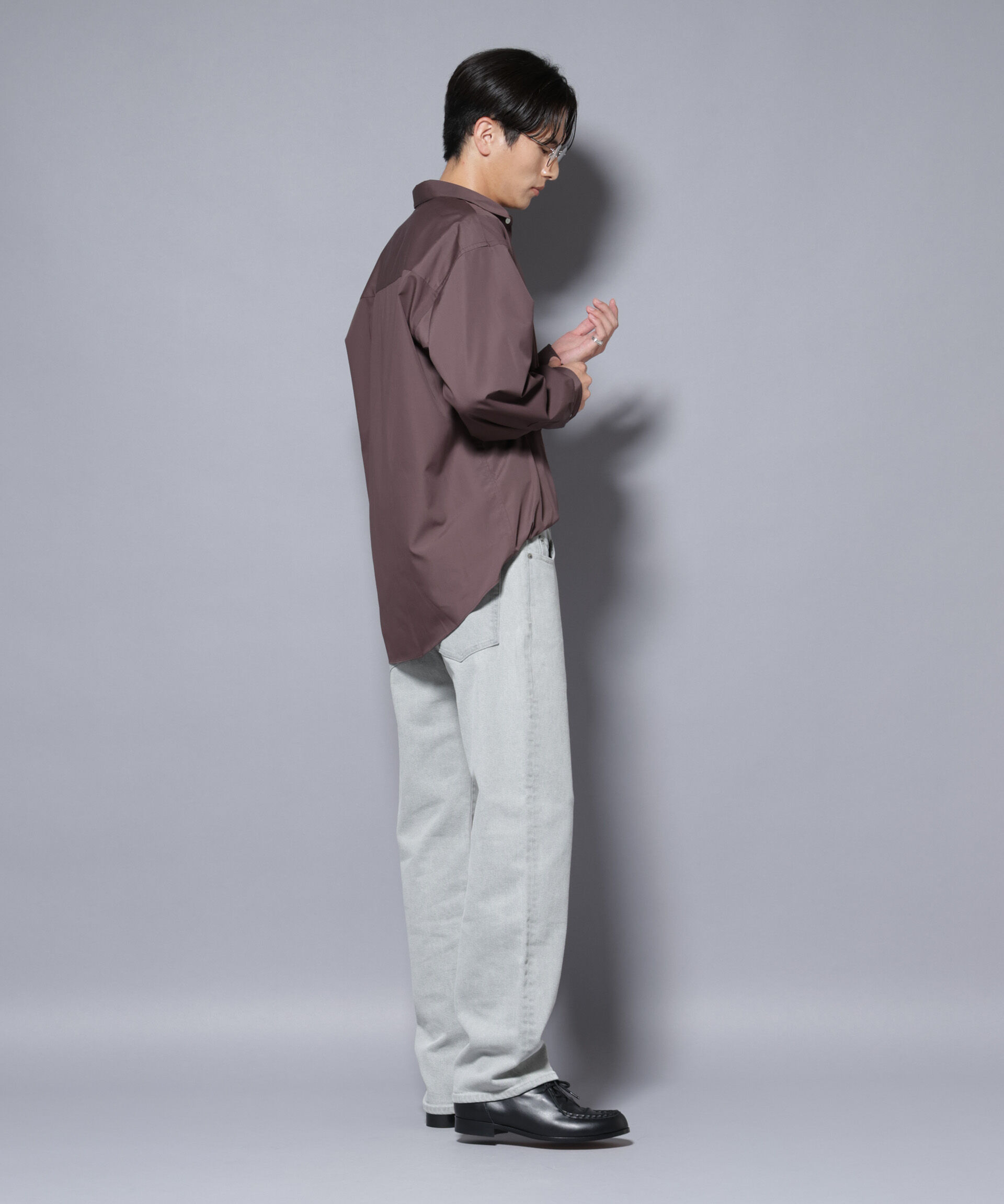 nano･universe「「大人のワイドシャツ」レギュラーカラー 長袖」|シャツ・ブラウス|