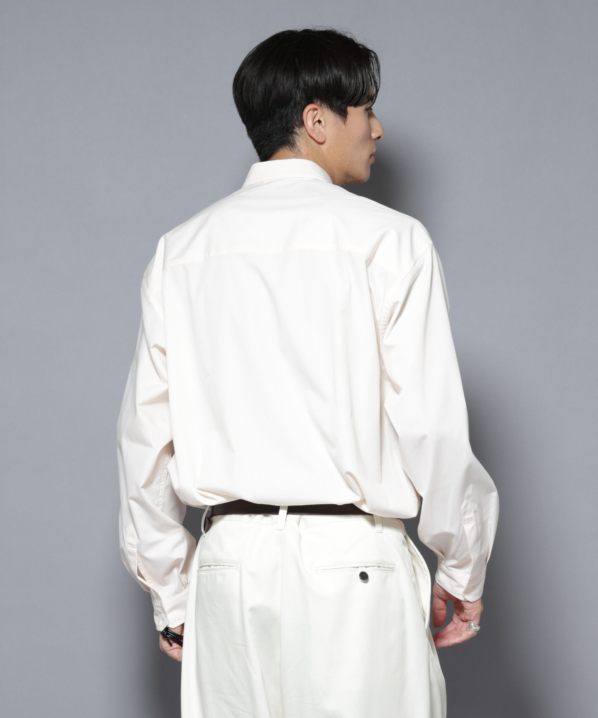 nano･universe「「大人のワイドシャツ」レギュラーカラー 長袖」|シャツ・ブラウス|