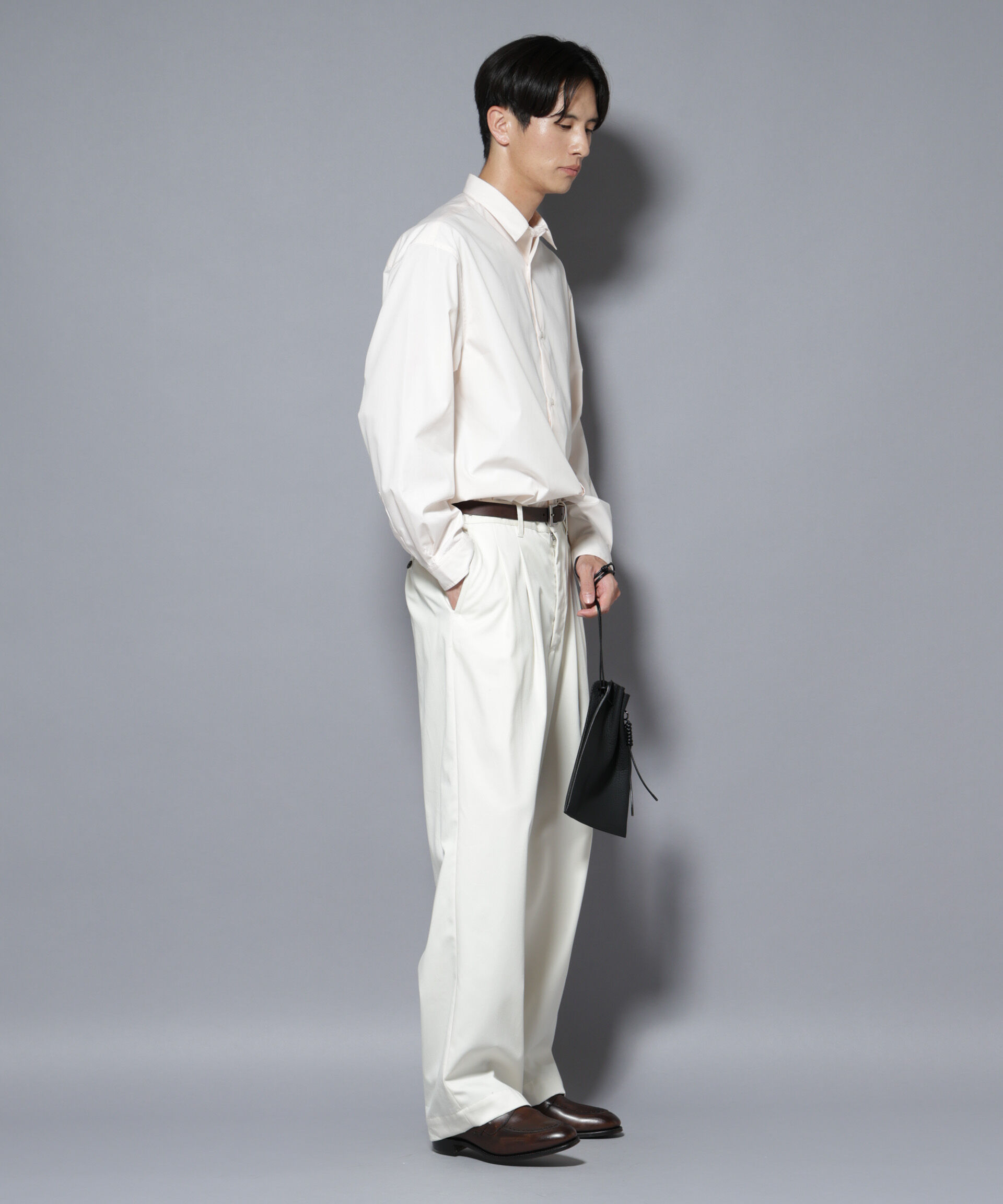 nano･universe「「大人のワイドシャツ」レギュラーカラー 長袖」|シャツ・ブラウス|