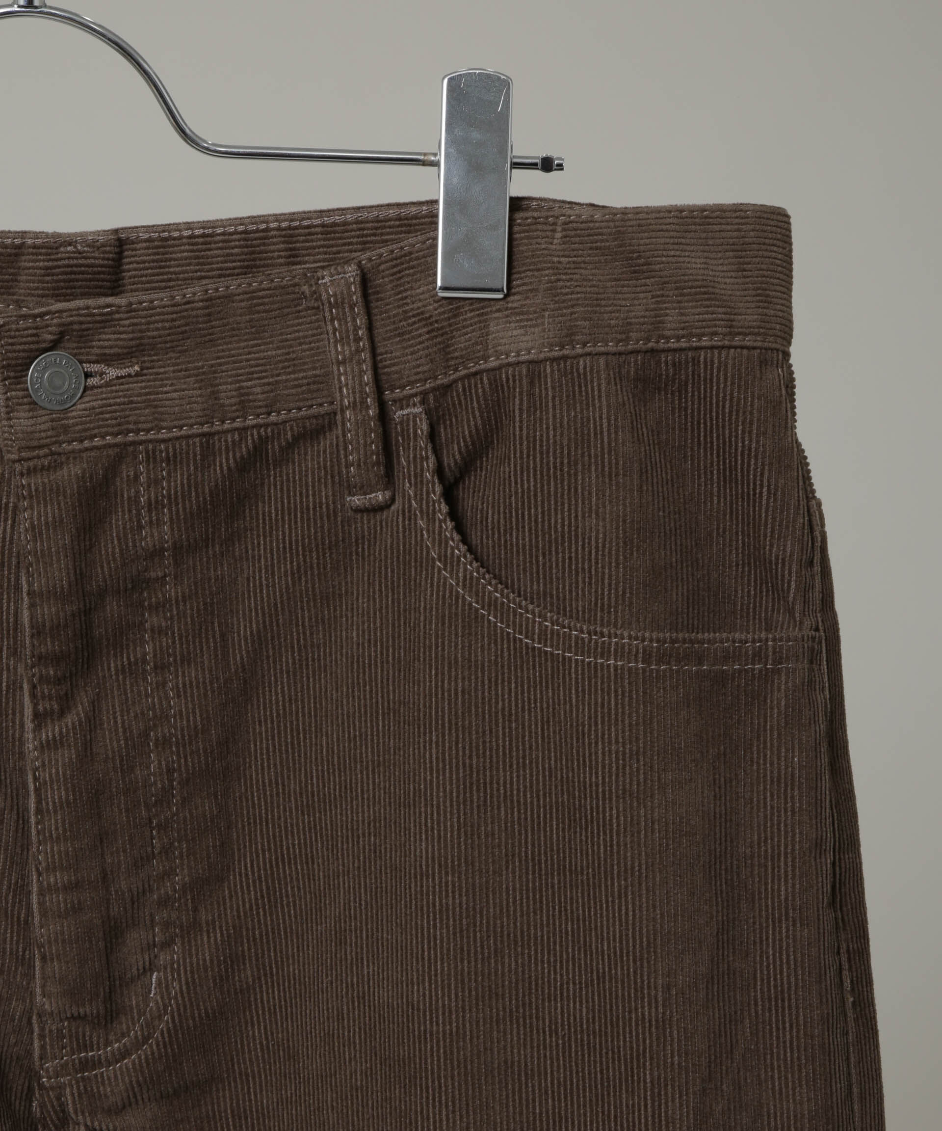 nano･universe「｢HOTEL PALACE｣ ワイドストレートコーデュロイパンツ」|チノ|