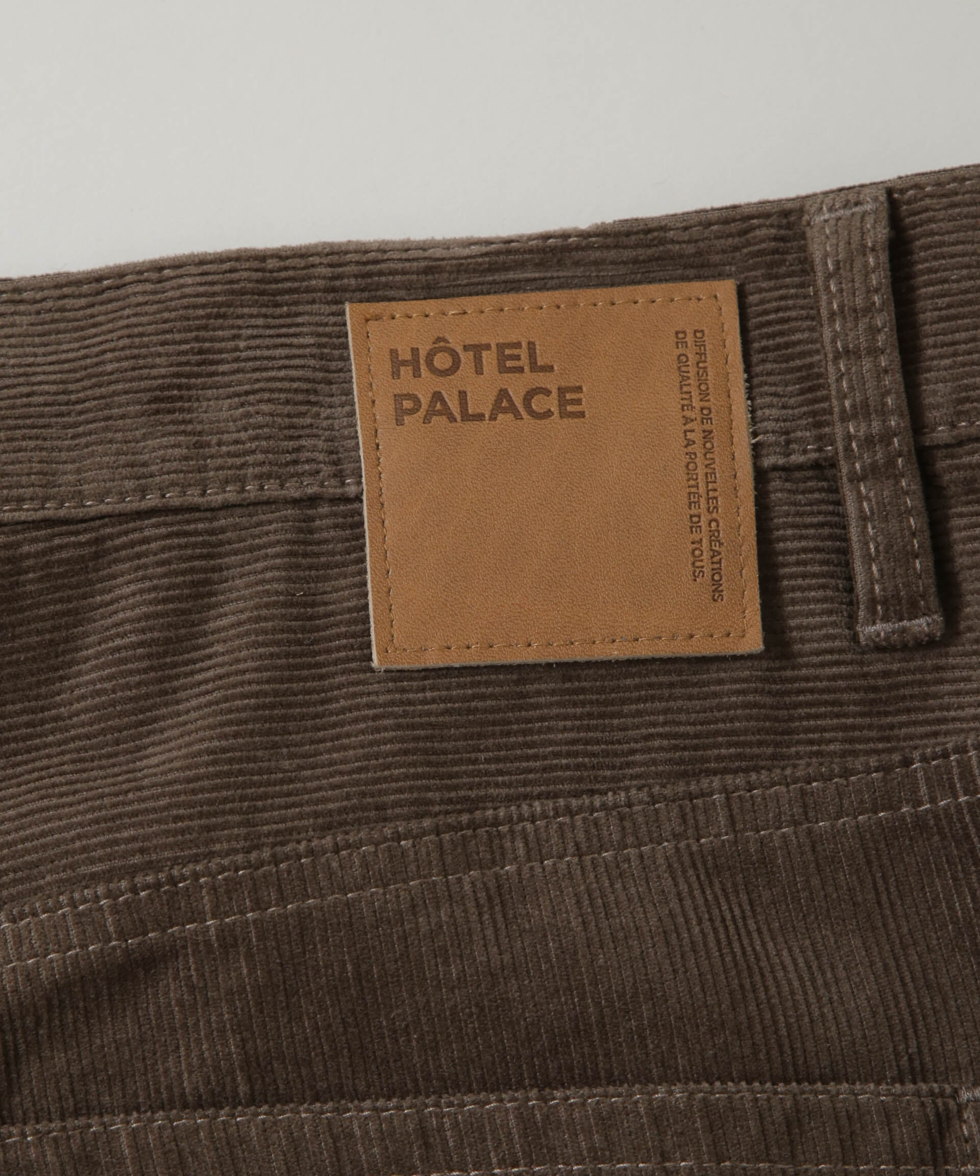 nano･universe「｢HOTEL PALACE｣ ワイドストレートコーデュロイパンツ」|チノ|