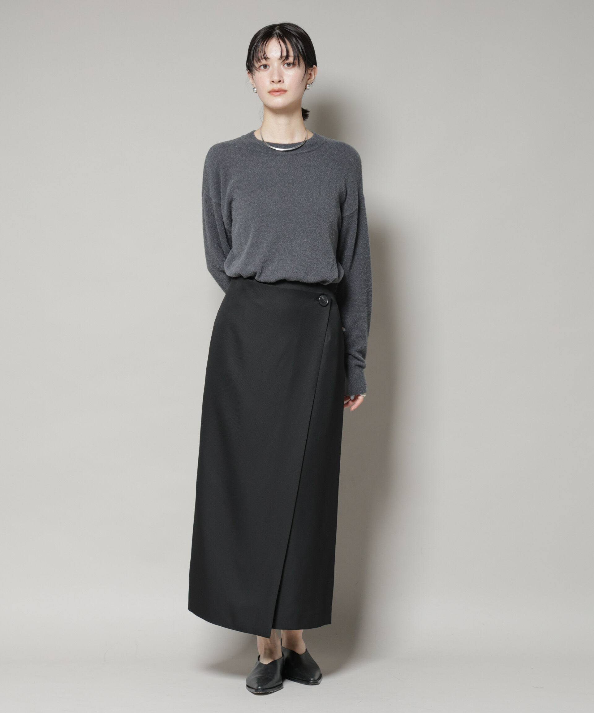 nano･universe「ラップ風スカート」|スカート|