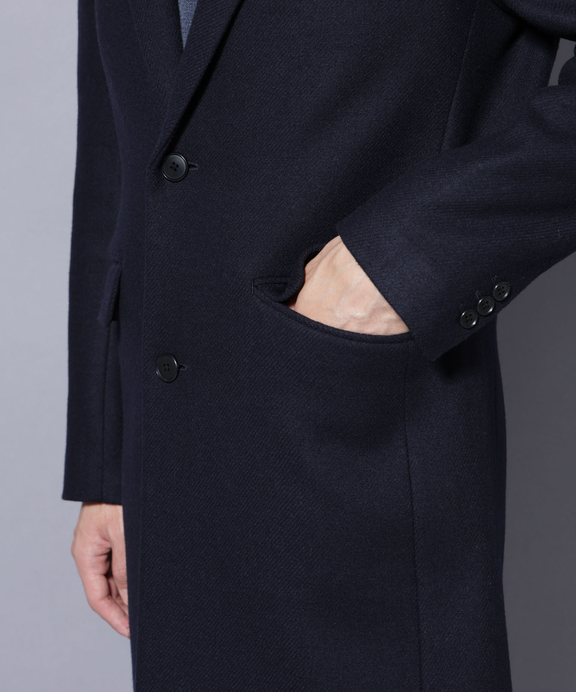 nano･universe「ウール/Nメルトンチェスターコート」|その他|