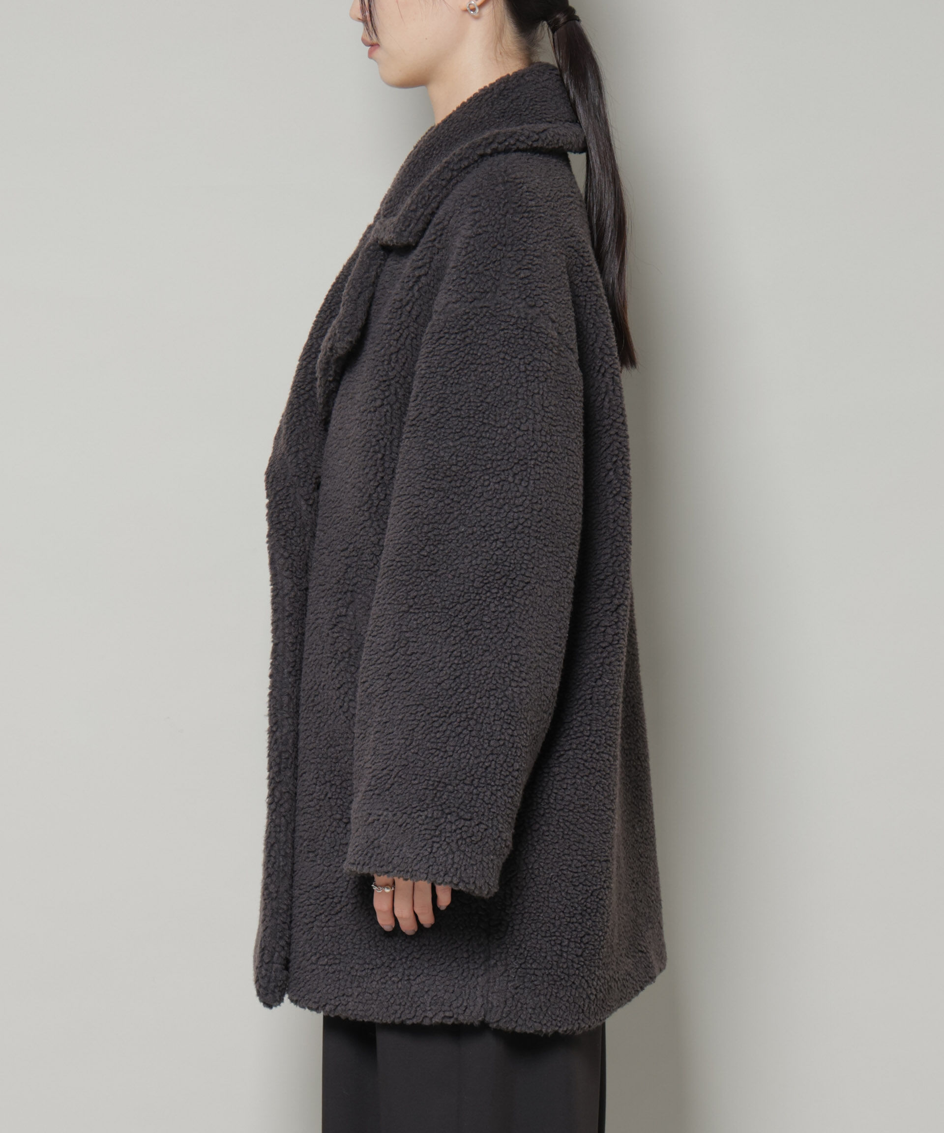 nano･universe「ボアワイドダブルボタンコート」|その他|