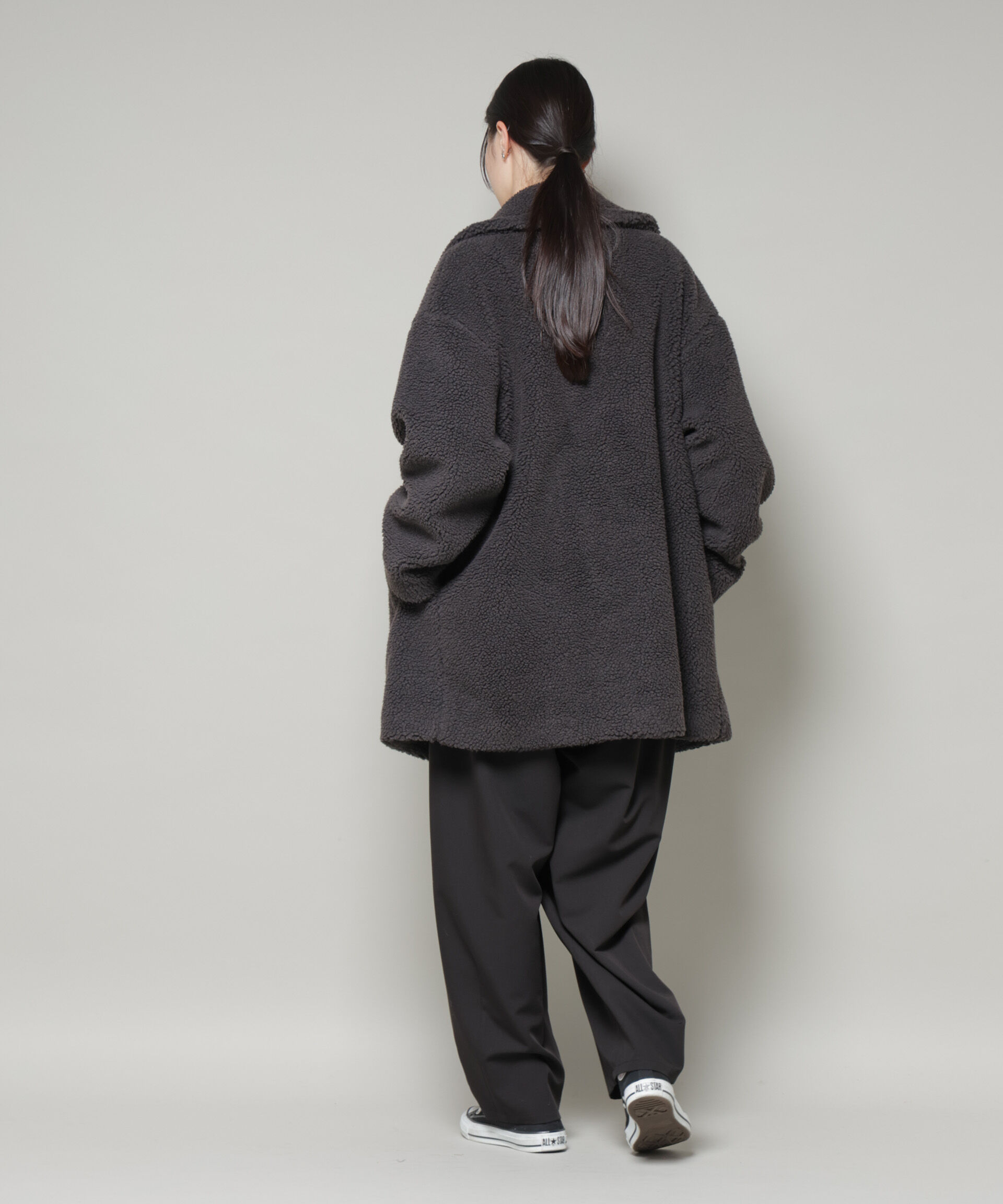 nano･universe「ボアワイドダブルボタンコート」|その他|