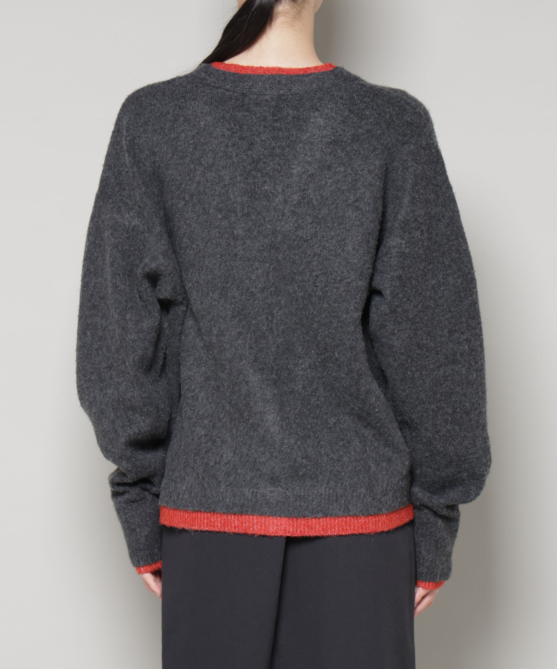 nano･universe「PENNEYS別注TheFOXバイカラーVネックカーディガン」|ニット・セーター|