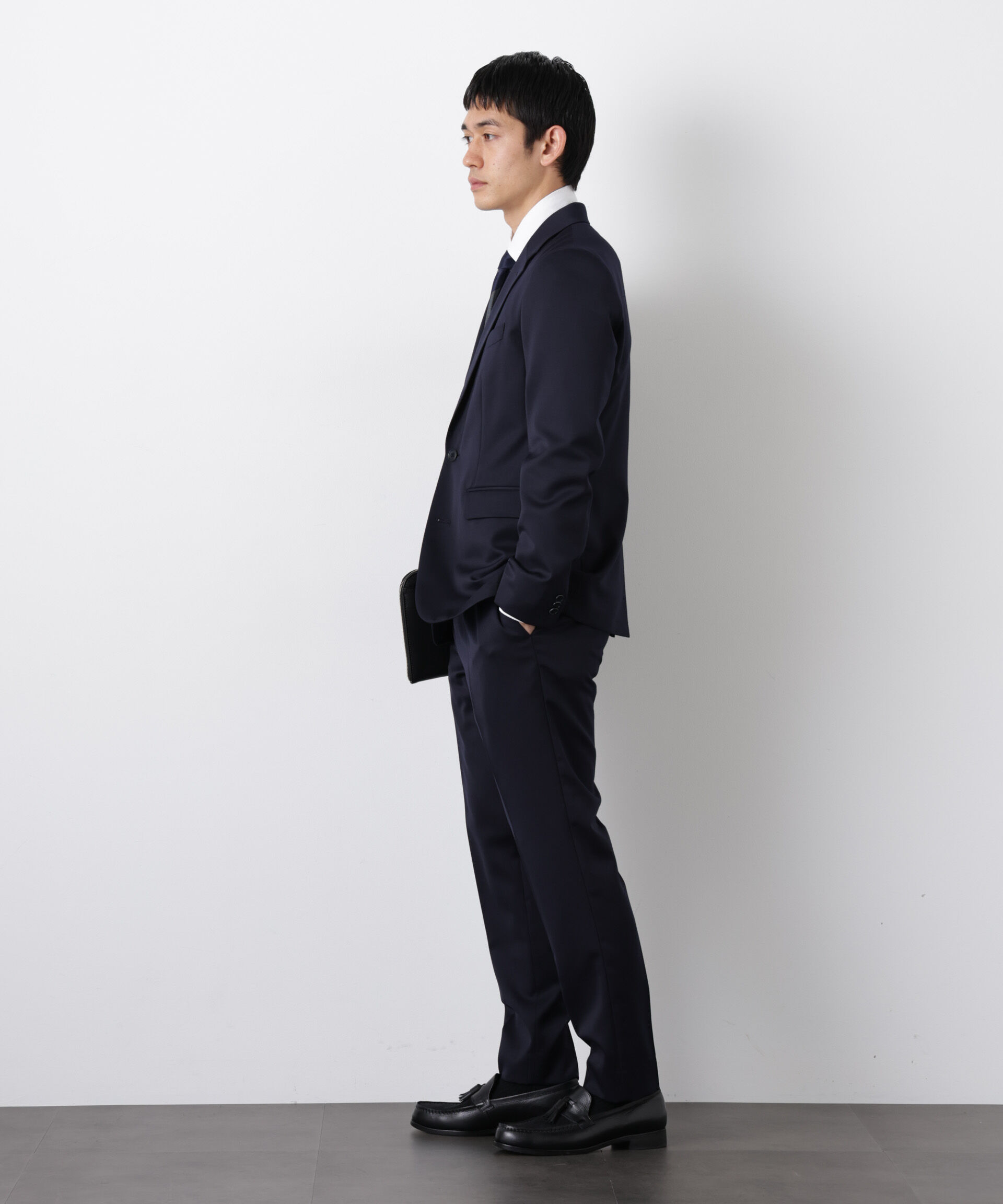 nano･universe「｢Damerino｣ExtrafineWoolmix ベネセットアップストレッチ」|スーツ|