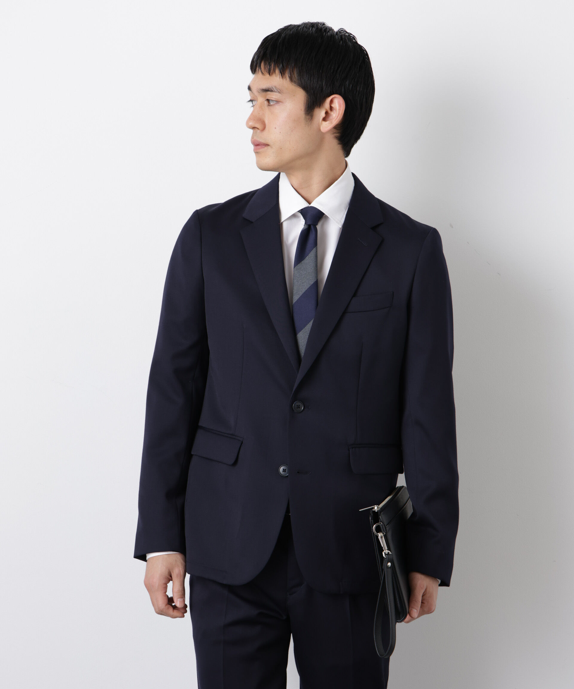 nano･universe「｢Damerino｣ExtrafineWoolmix ベネセットアップストレッチ」|スーツ|