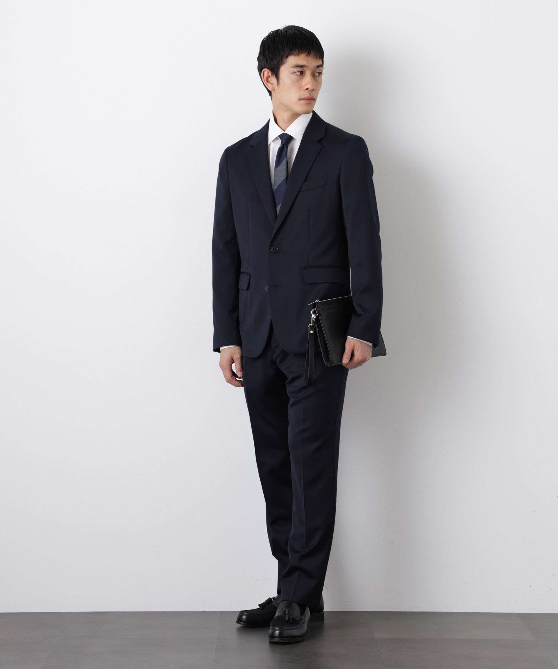 nano･universe「｢Damerino｣ExtrafineWoolmix ベネセットアップストレッチ」|スーツ|
