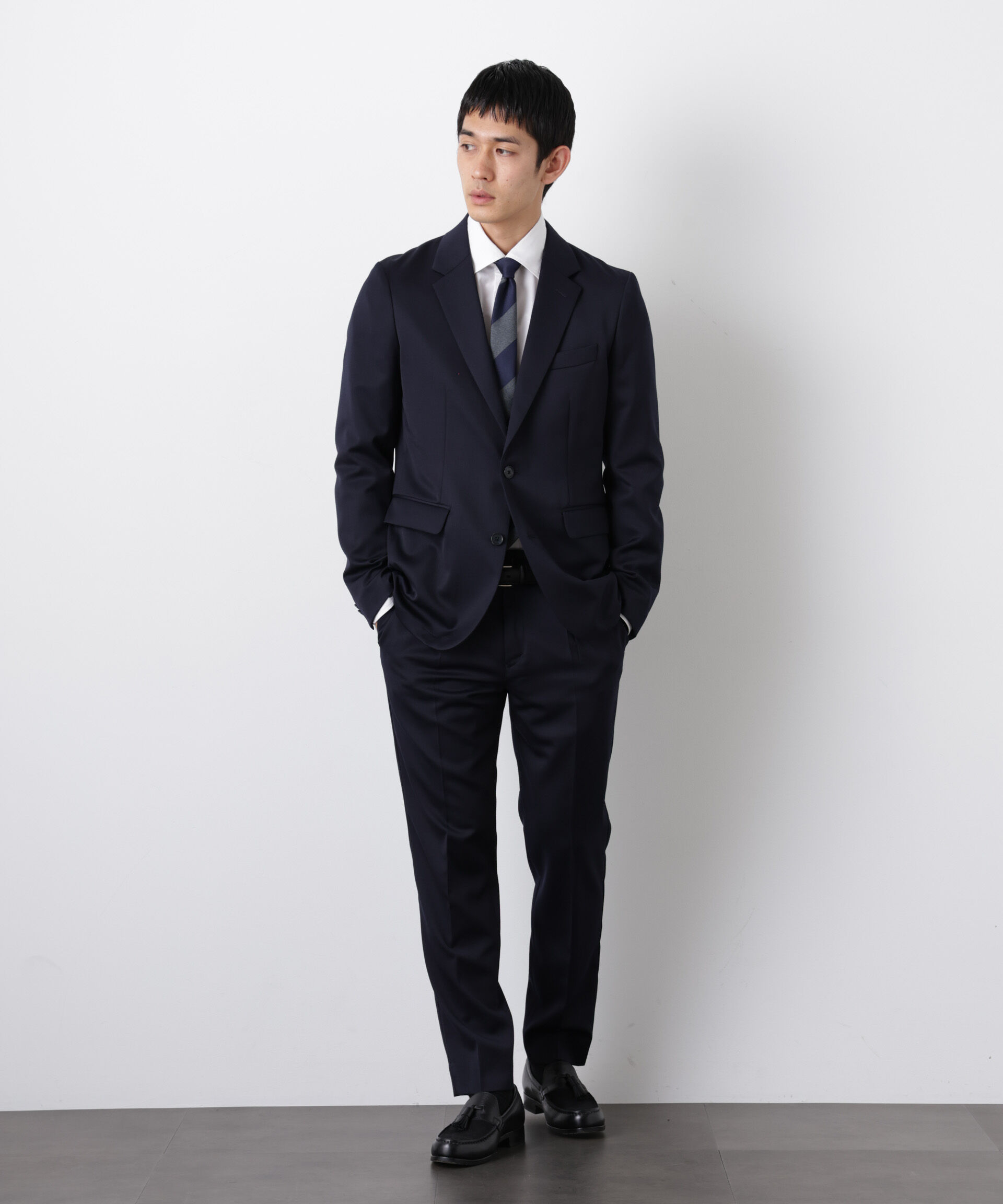 nano･universe「｢Damerino｣ExtrafineWoolmix ベネセットアップストレッチ」|スーツ|