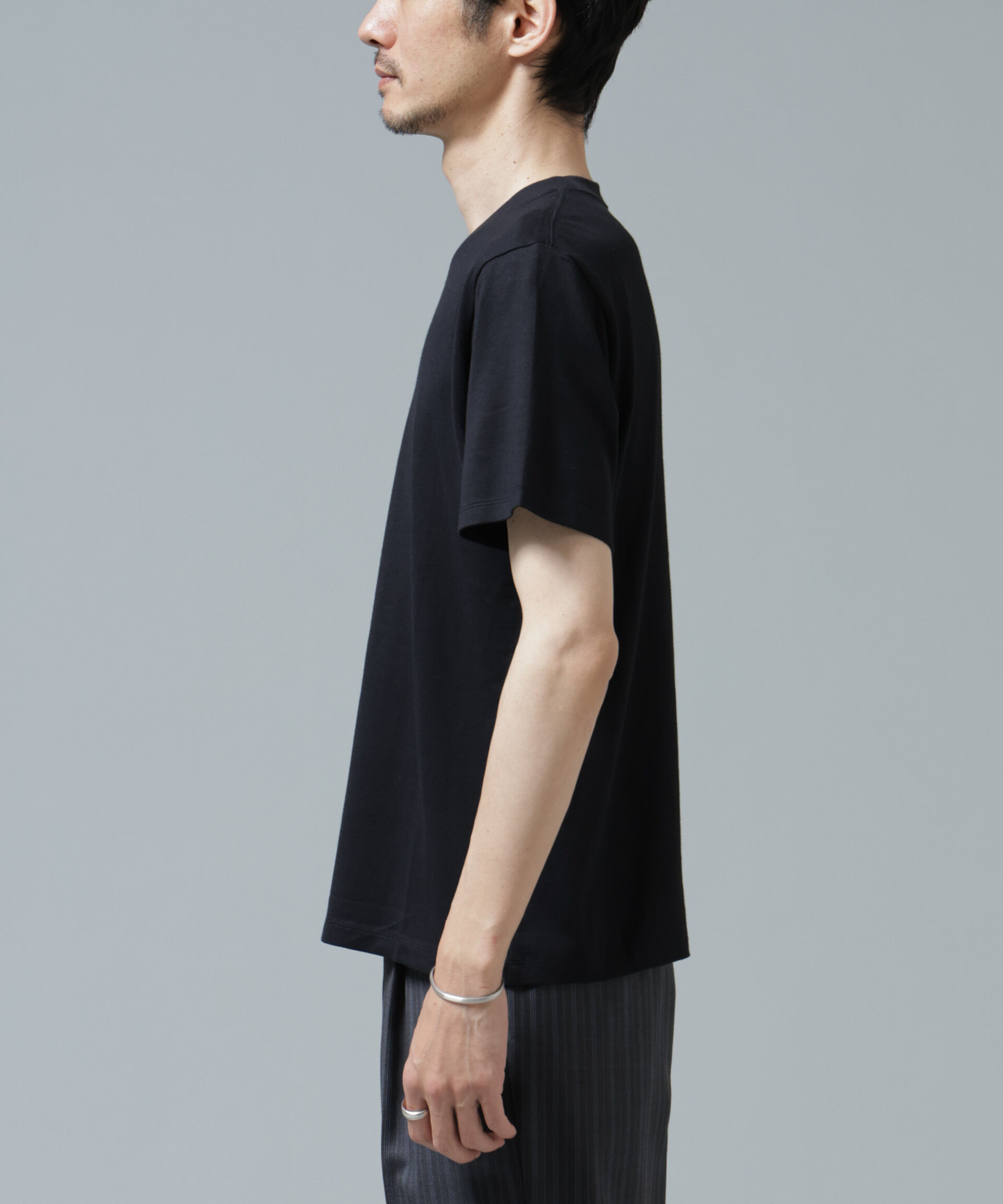 nano･universe「Anti Soaked(R) 汗染み防止 ミドルウェイト 7.1oz レギュラーシルエットTシャツ」|Tシャツ・カットソー|