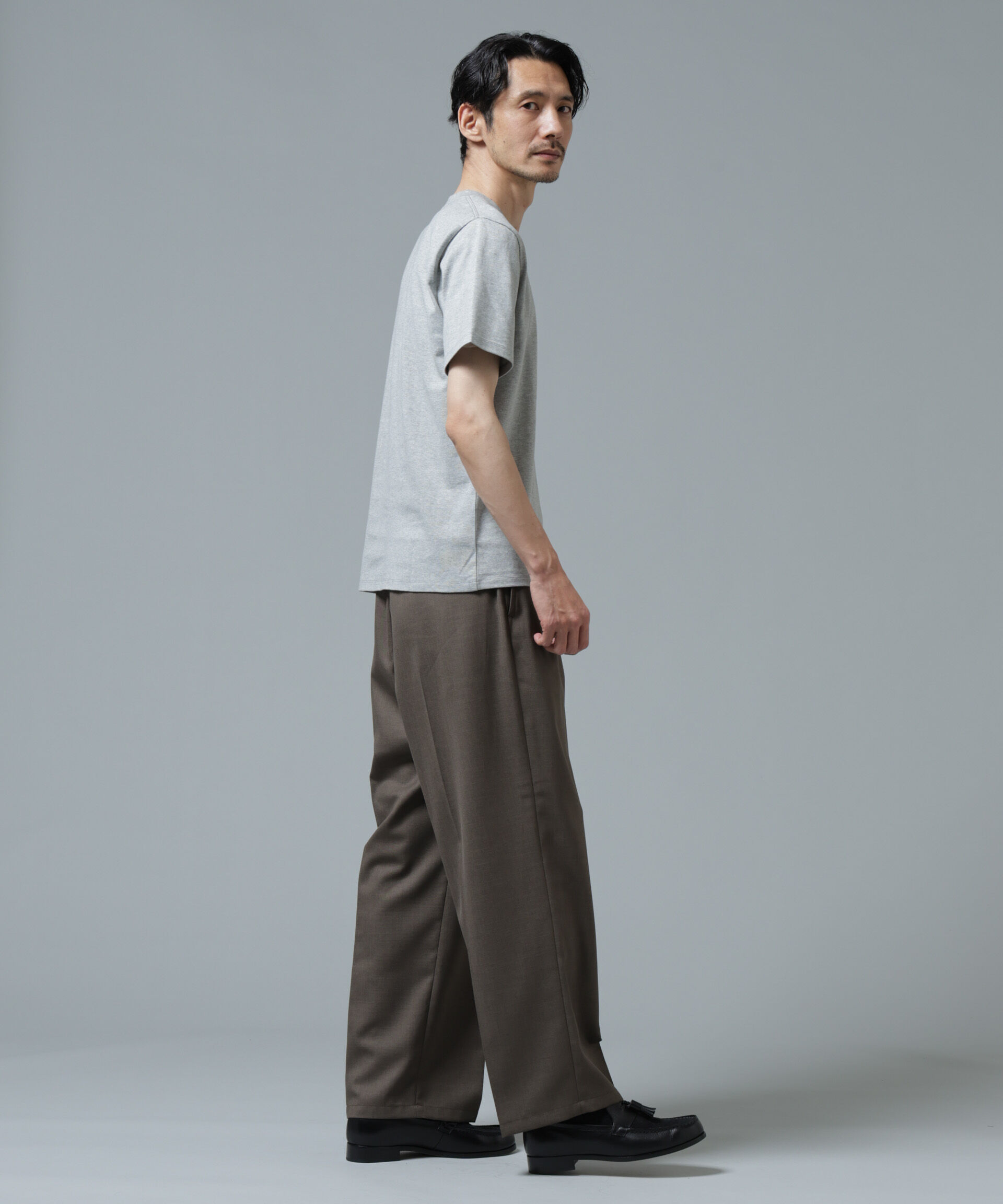 nano･universe「Anti Soaked(R) 汗染み防止 ミドルウェイト 7.1oz レギュラーシルエットTシャツ」|Tシャツ・カットソー|