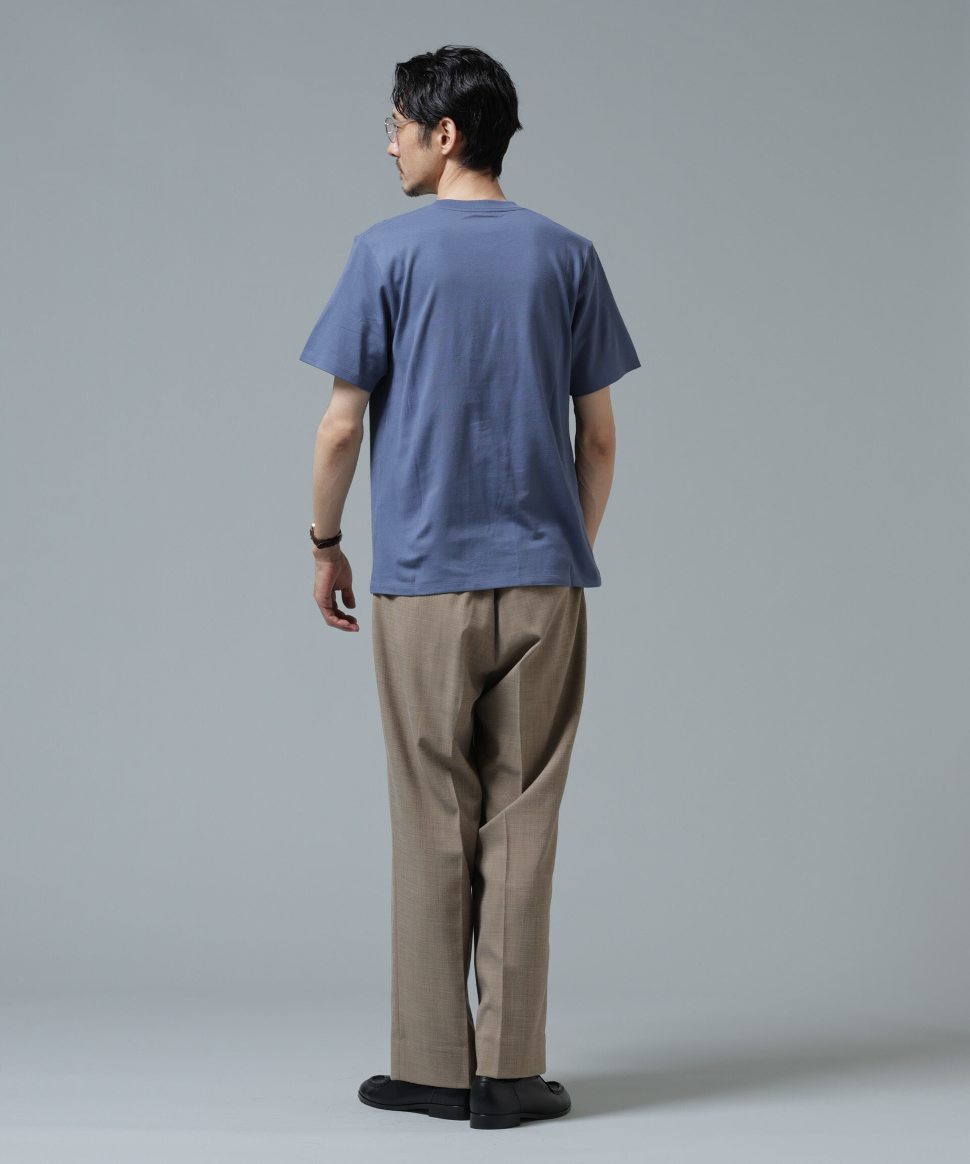 nano･universe「Anti Soaked(R) 汗染み防止 ミドルウェイト 7.1oz レギュラーシルエットTシャツ」|Tシャツ・カットソー|