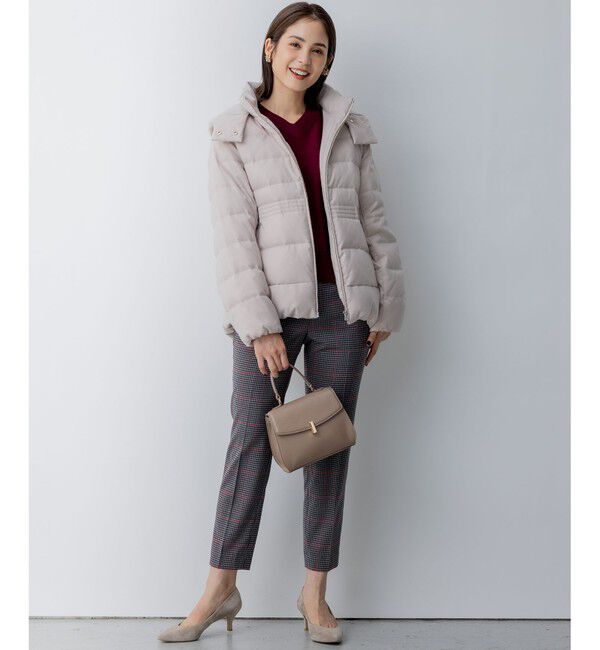 組曲「【洗える・2WAY】ライトタフタショートダウン」|ダウン|