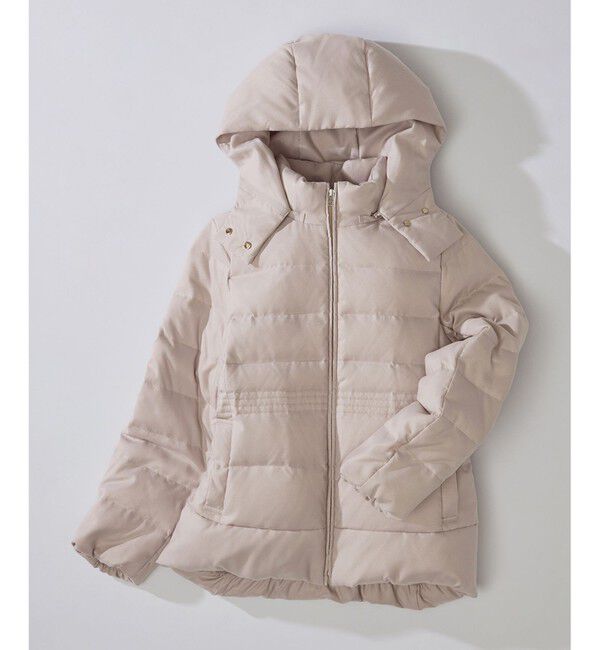 組曲「【洗える・2WAY】ライトタフタショートダウン」|ダウン|