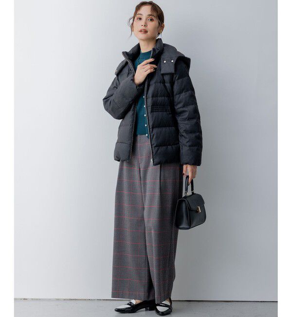 組曲「【洗える・2WAY】ライトタフタショートダウン」|ダウン|